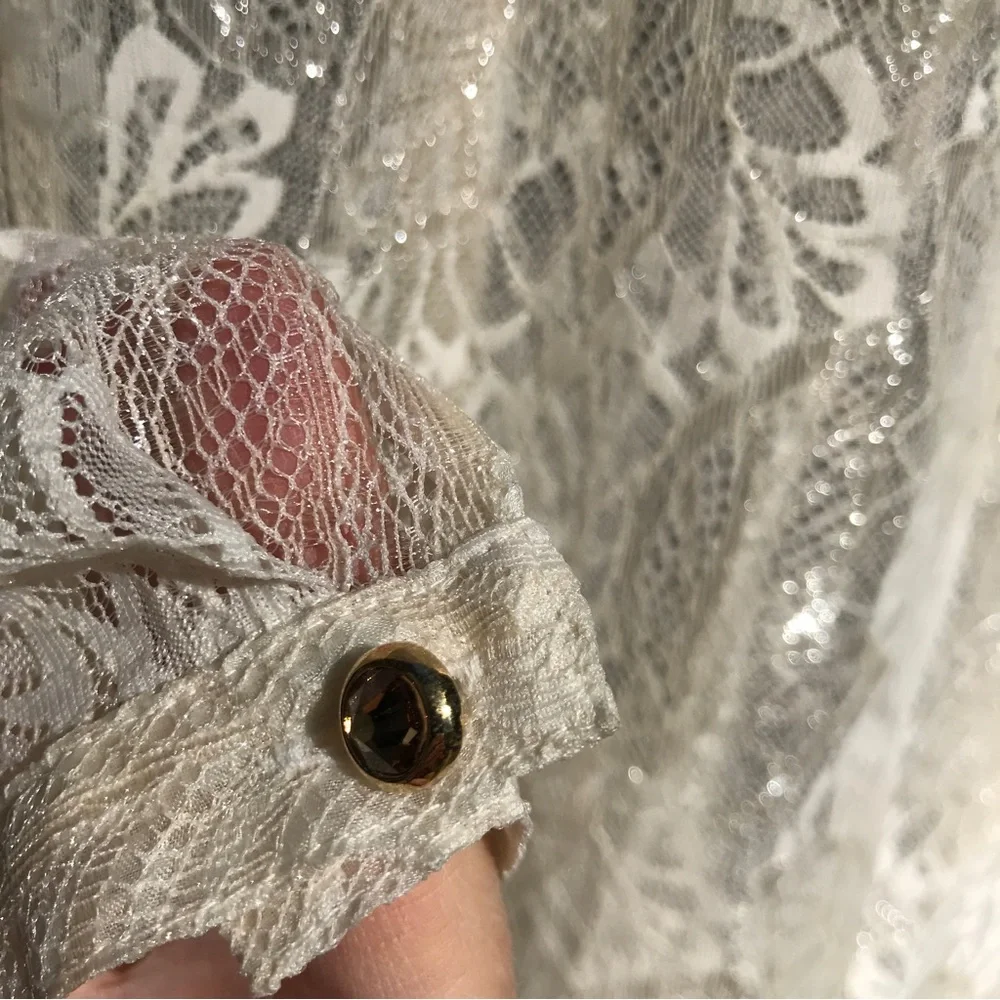 St. John Evening Lace Blouse - Picture 8 of 10